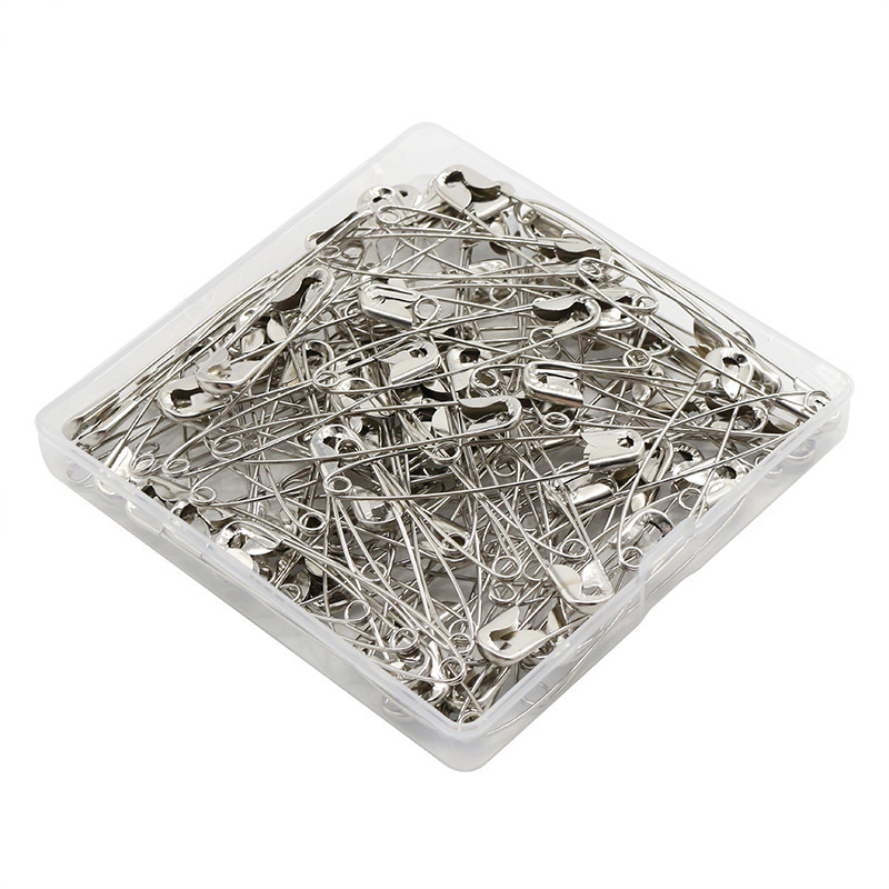 100 pieces/box 55mm High Strength Silver Large Safety Pin Clothing Splice Buckle Pin Clothing Tag Pin