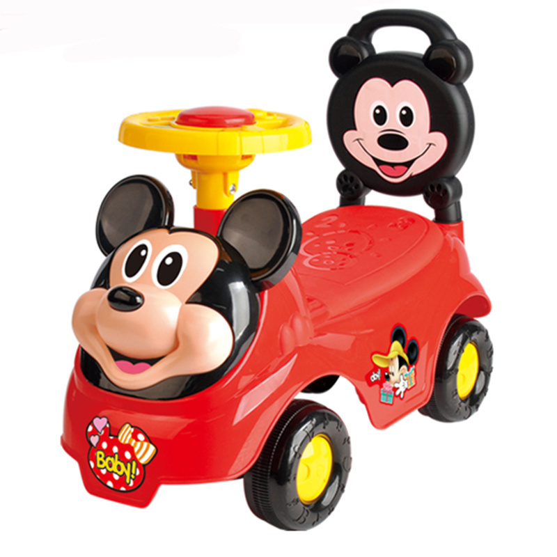 Baby Ride On Car Sliding Toy Car With Music For Wholesale Popular plastic Toddler 4 Wheels Walker Scooter Ride On Toy