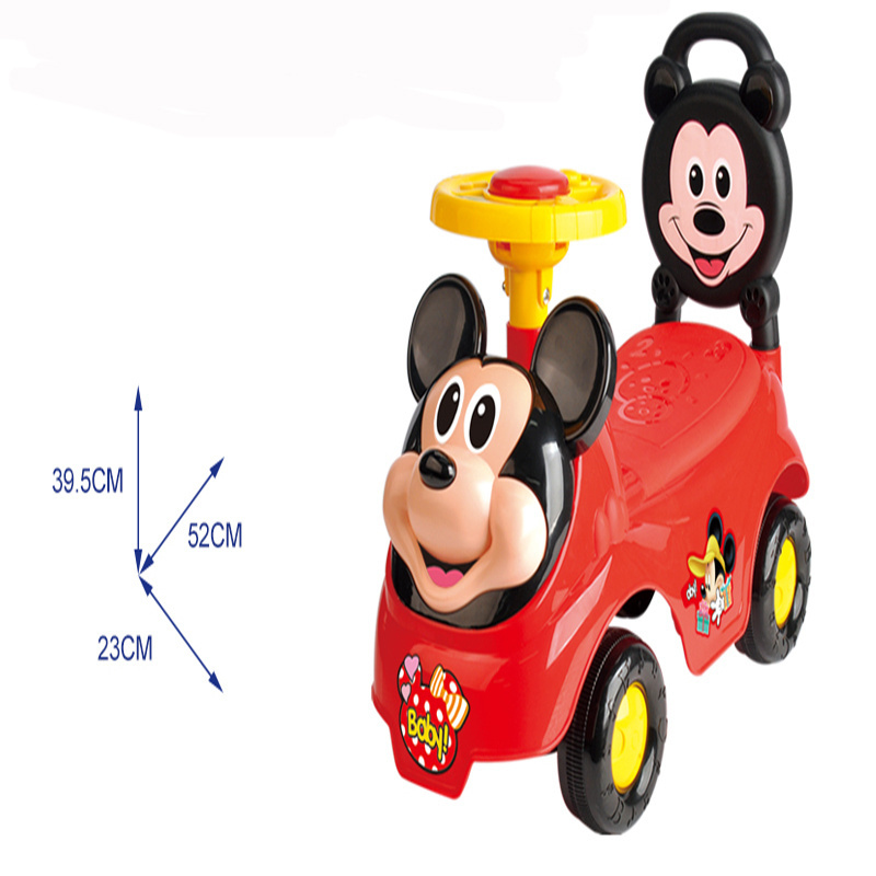 Baby Ride On Car Sliding Toy Car With Music For Wholesale Popular plastic Toddler 4 Wheels Walker Scooter Ride On Toy