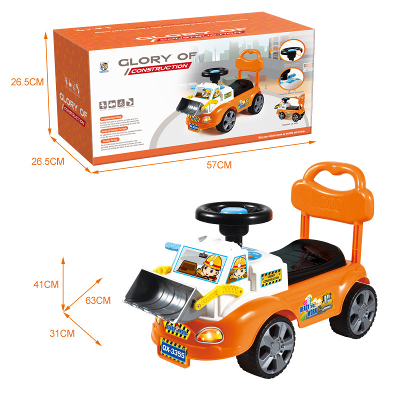 hot selling truck children construction truck style toy kid car control ride on car for children