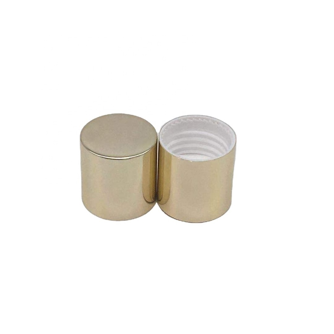 Custom Aluminum Bottle Cap Jar Cover Metal Screw Bottle Lids Cosmetic Perfume Top Gold Caps Aluminum Bottle Screw Lids Caps