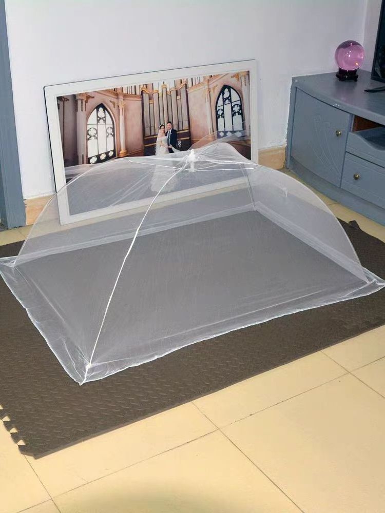 The new version of the yurt encryption  full-cover crib and portable folding mosquito net