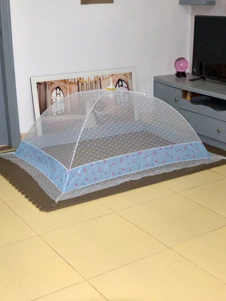 The new version of the yurt encryption  full-cover crib and portable folding mosquito net