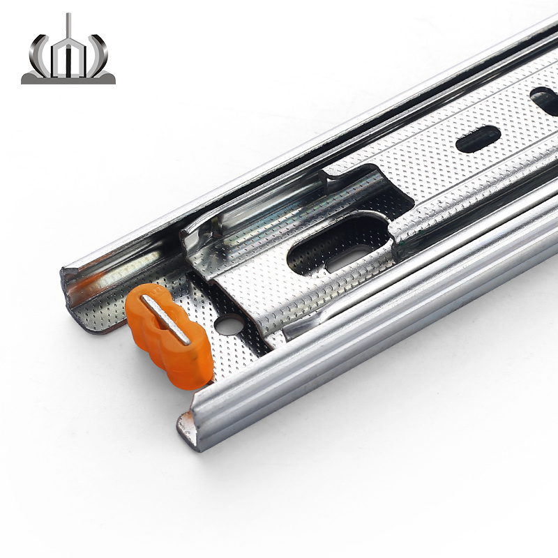 45mm iron material telescopic drawer slide for dtc cabinet hardware