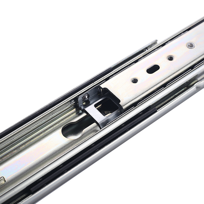 53 mm heavy duty sliding rails  drawer glides triple extension heavy drawer slide floor mount ball bearing drawer slide