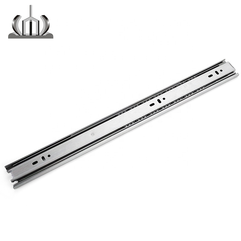 Telescopic Channel 45mm Full Extension Drawer Slides stainless steel ss ball bearing drawer slide