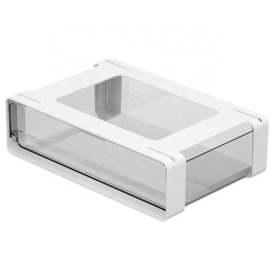 Under Desk Drawer Storage Box Self-Adhesive Hidden Stationery Organizer Detachable Desk Drawer