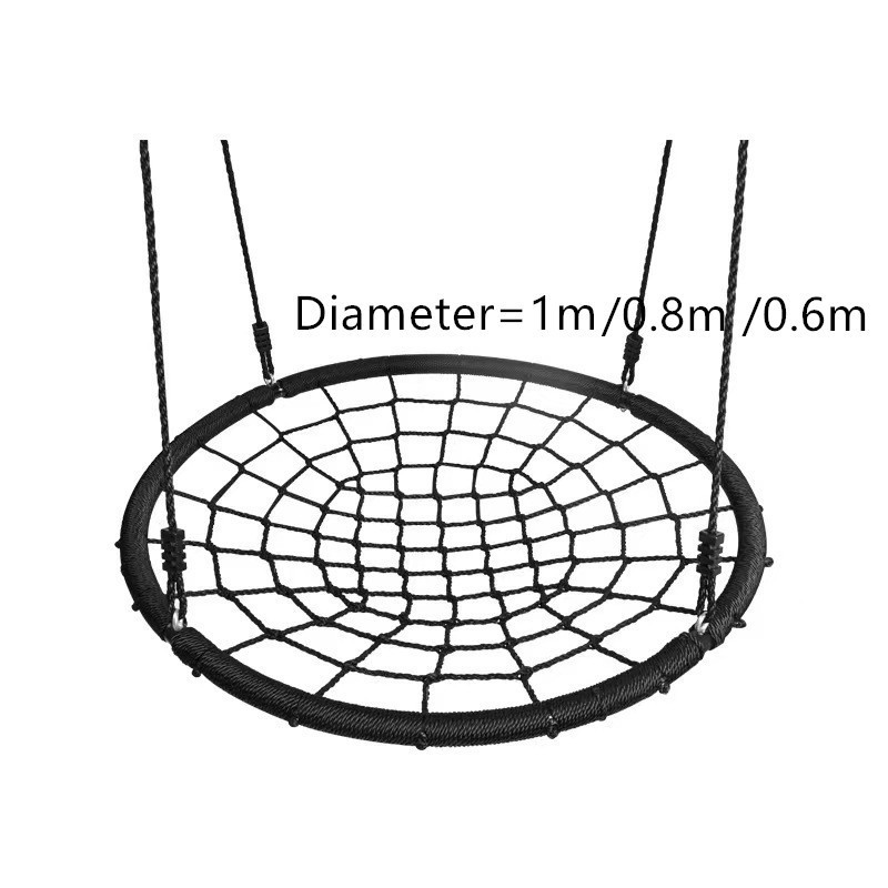 High Quality Factory Design Diameter 60/80/100cm Combination Rope Net Bird Nest Swing  For Outdoor Playground