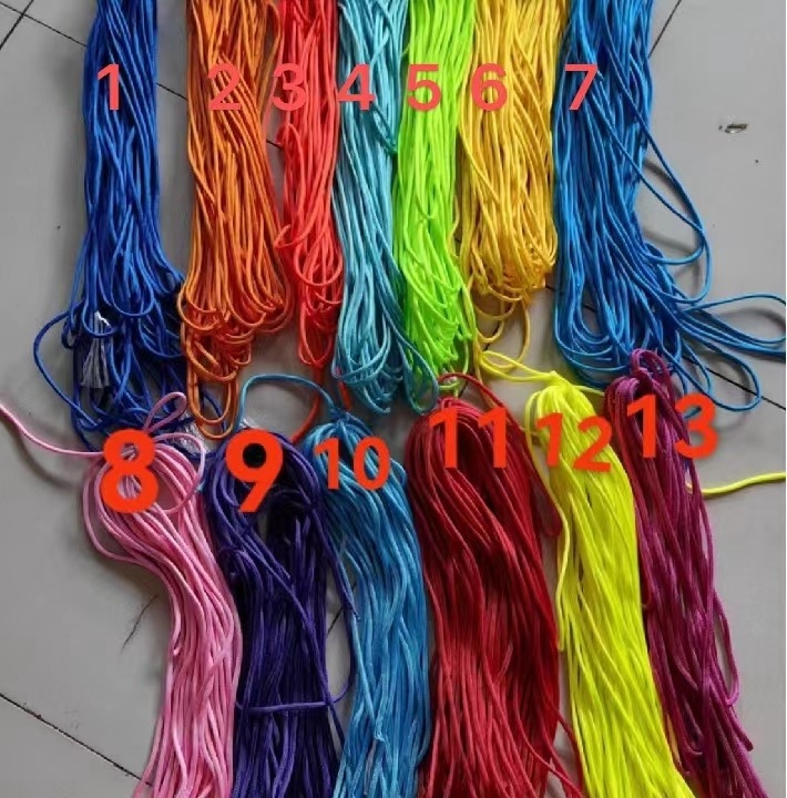 colorful coated crochet mesh playground ball swing for climbing rope net