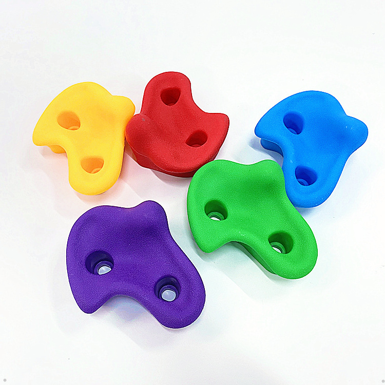 Jiayi multicolor playpark equipment rock climbing wall holds climbing grips for kids indoor