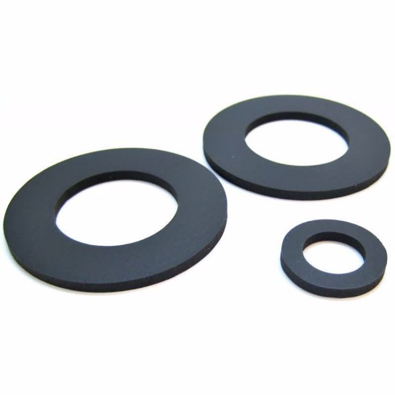 Custom Molded Heat Resistant Flat Flange Automotive Washer Seals Hnbr Epdm Rubber Silicone Gasket