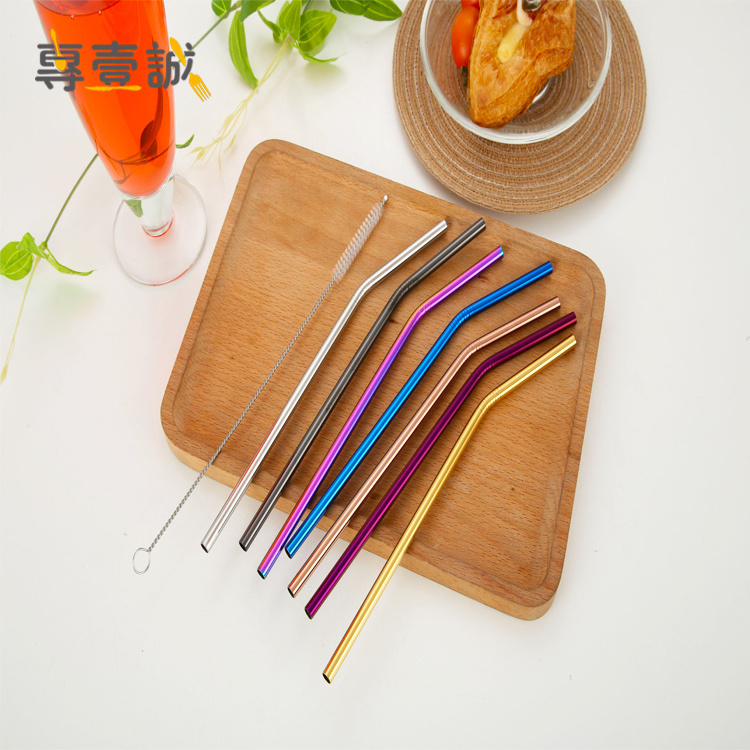 Food Grade Reusable Stainless Steel Colored Drinking Straw,Eco Friendly Metal Straws