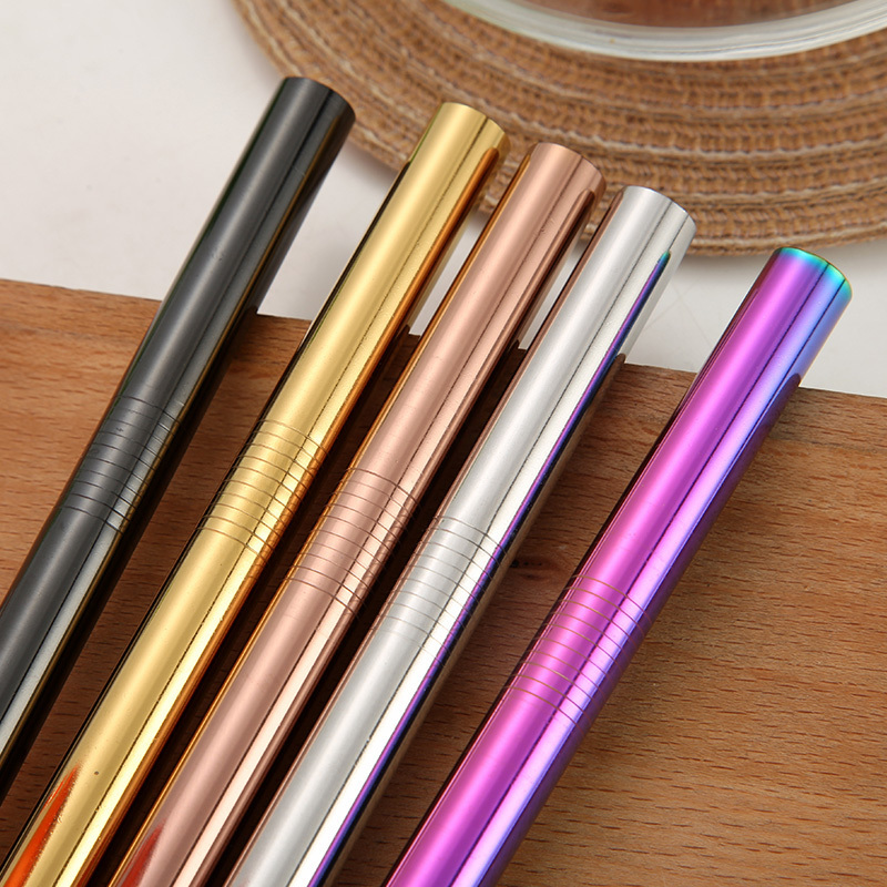 Food Grade Reusable Stainless Steel Colored Drinking Straw,Eco Friendly Metal Straws