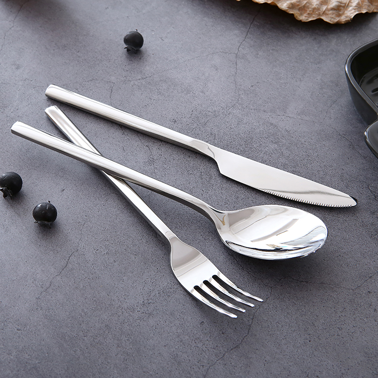 Premium Portugal Cutlery Stainless Steel Spoon Fork Knife 4PCS Flatware Set For Wedding