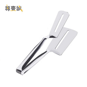 Multifunction Cooking Food Tongs Stainless Steel Steak Clip Clamp BBQ Kitchen Tongs