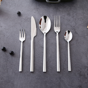 Premium Portugal Cutlery Stainless Steel Spoon Fork Knife 4PCS Flatware Set For Wedding