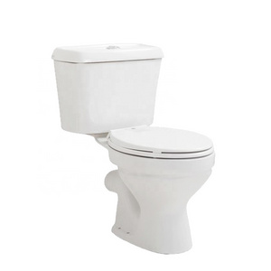 Cheap Price Chaozhou Sanitary Ware African twyford Ceramic Two Piece Wc Toilet with P-Trap