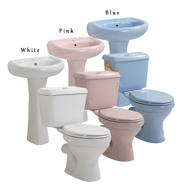 Cheap Price Chaozhou Sanitary Ware African twyford Ceramic Two Piece Wc Toilet with P-Trap