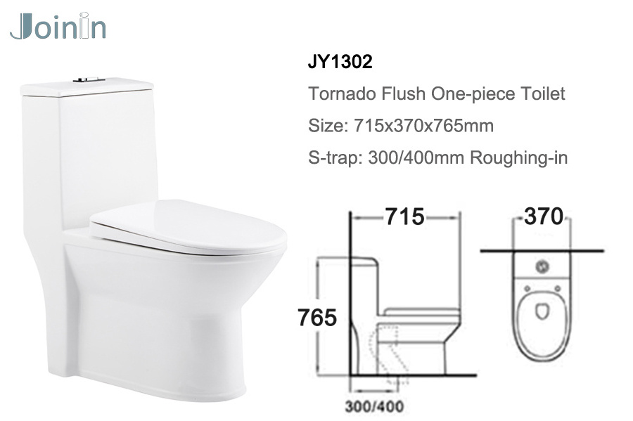 Easy Cleaning Ceramic sanitary ware Kenya Exporting toilet seat Tornado toilet for sale JY1302