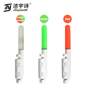 RT70 80 red Green smart sensor light LED fishing rod light always on night fishing rod tip light electronic alarm