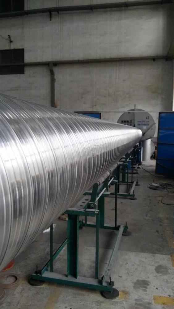 hvac air duct round tube spiral pipe forming machine price