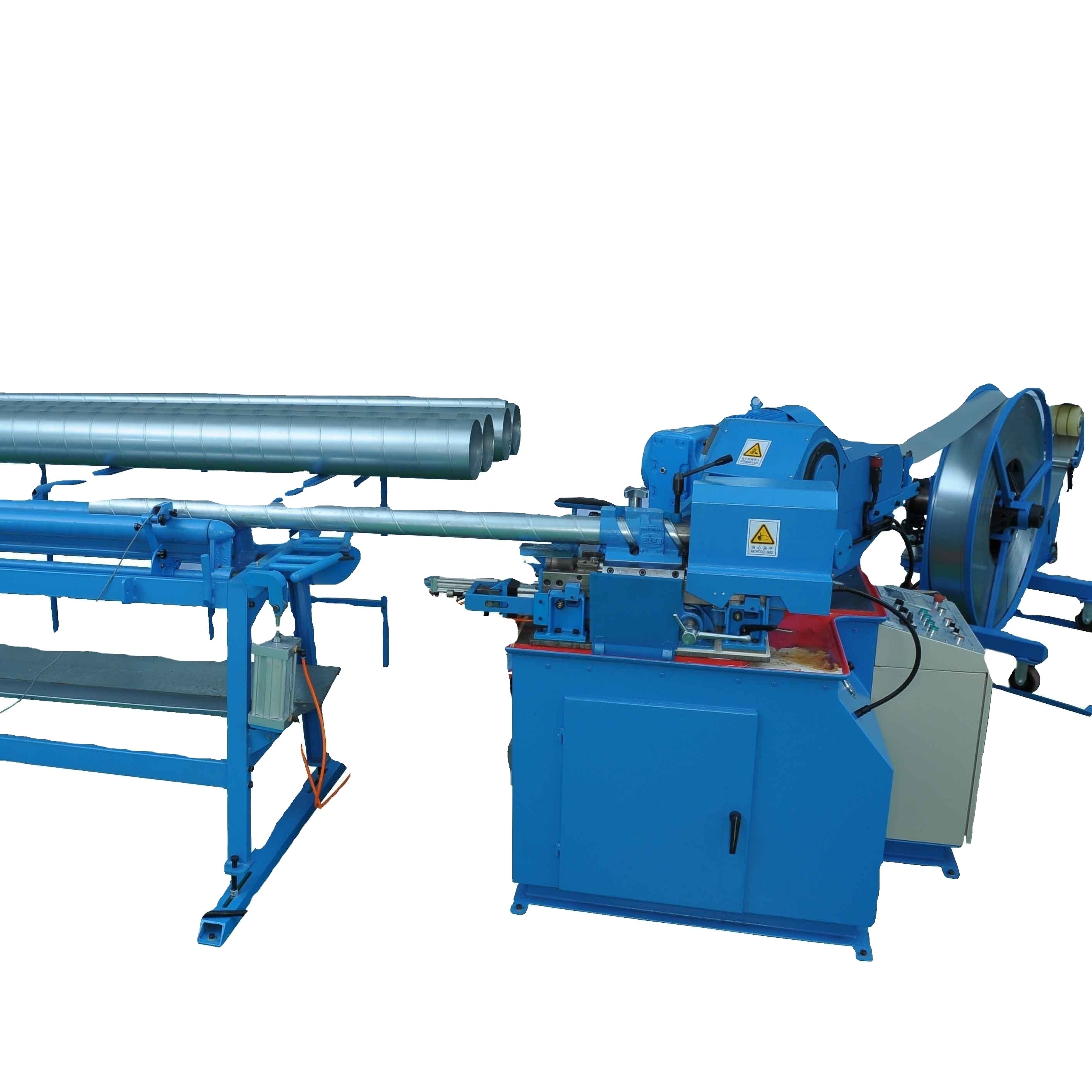 Pipe processing equipment Galvanized steel spiral air pipe machine Spiral air pipe manufacturing machinery