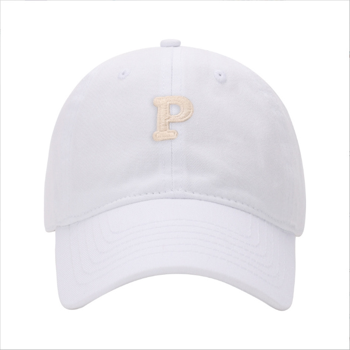 2024 new P standard all-matching cap male and female neutral soft top baseball cap high quality Korean version of ins wind Hat