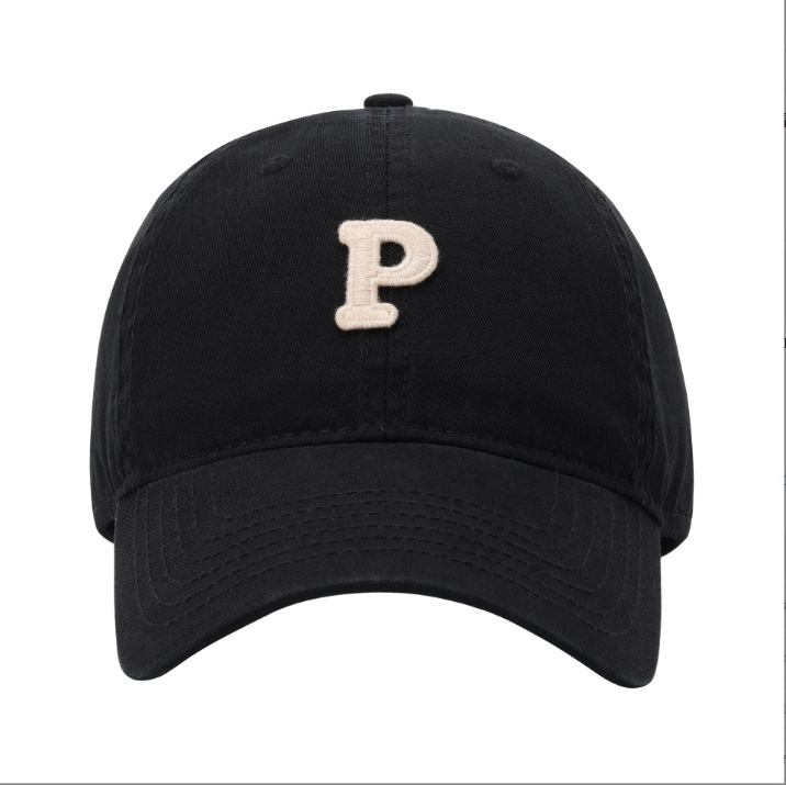 2024 new P standard all-matching cap male and female neutral soft top baseball cap high quality Korean version of ins wind Hat