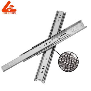 SHENGXIN  40/45mm Telescopic Channel Soft Close Ball Bearing Drawer Slide For Furniture Drawer Slide Rail