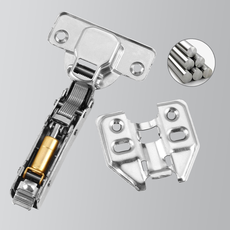 Furniture Hardware Fitting 35mm ordinary Iron Clip On Full Overlay Concealed Hinges Cabinet Door