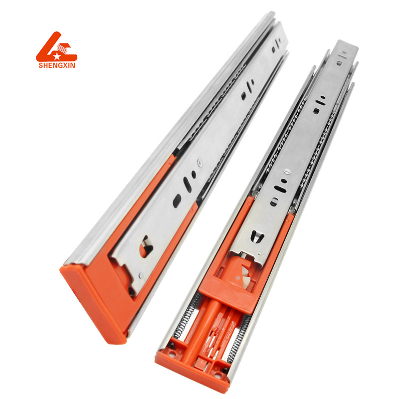 Customizable Factory Direct Telescopic Drawer Channel Slide Full Pull Type Soft Closing Cabinet undermount drawer slide