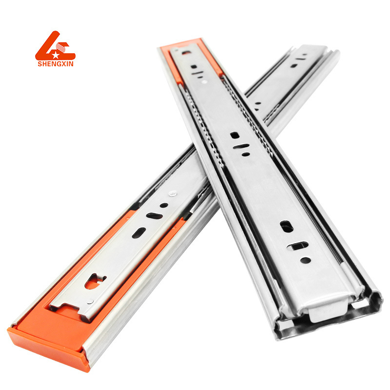 Customizable Factory Direct Telescopic Drawer Channel Slide Full Pull Type Soft Closing Cabinet undermount drawer slide