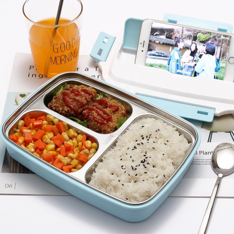 4 Layer 2023 Bag with Lunch Low Price Logo Lock And Large Tin  Bento Box