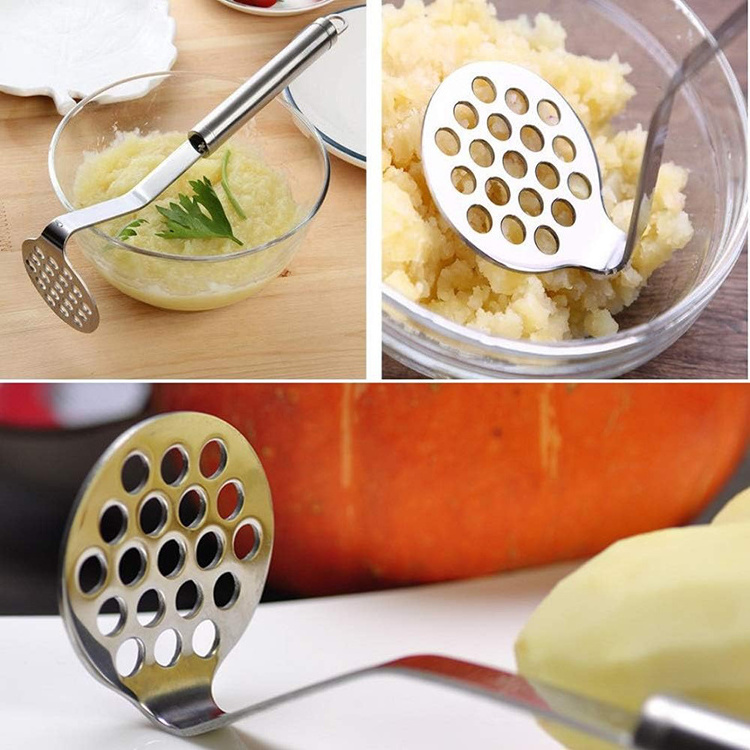 Potato Masher Potatoes Kitchen Tool Cooking Duty Stainless Steel Masher