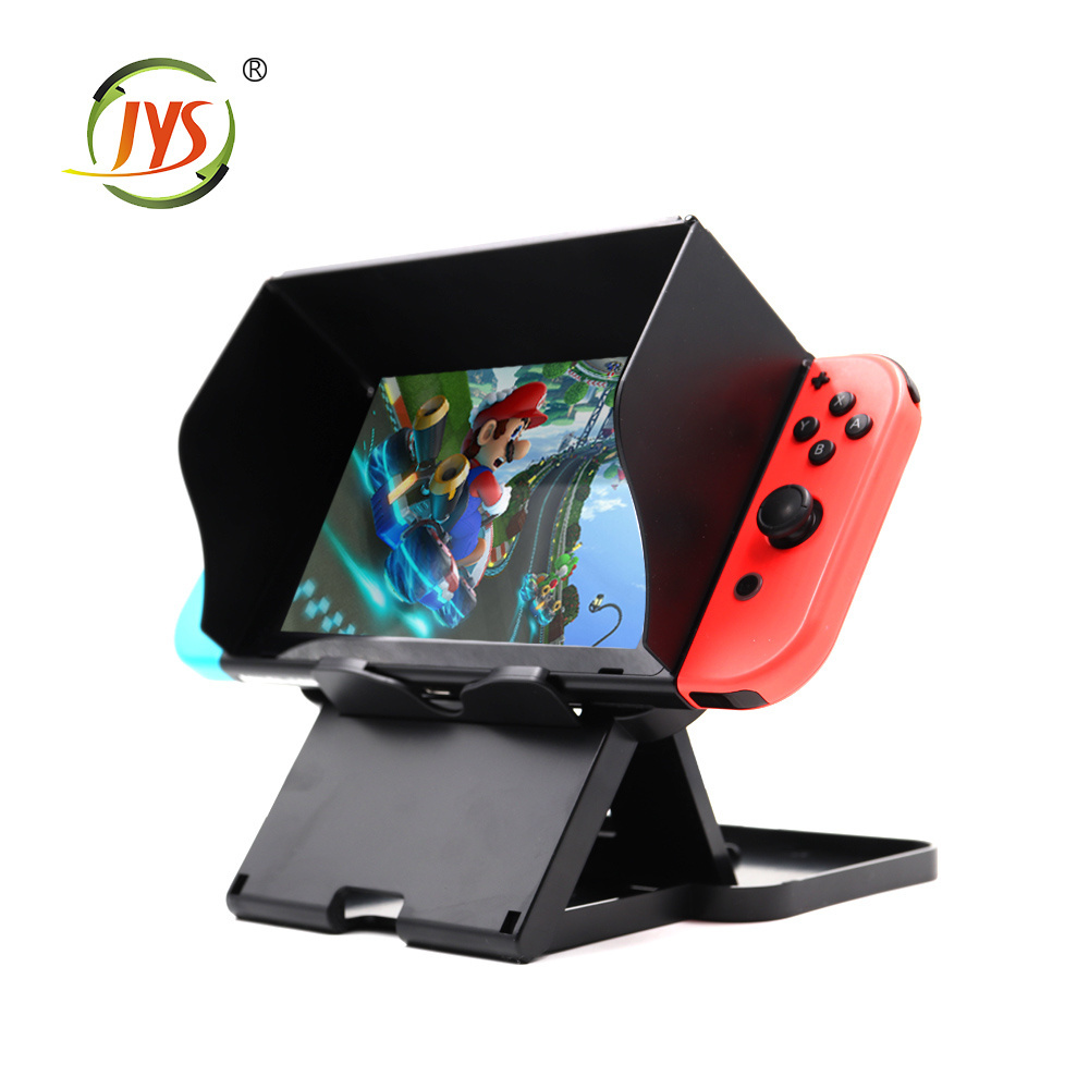 Play Stand With Sun Shield for Nintendo Switch Adjustable, Foldable, Compact, Display Stand, Holder