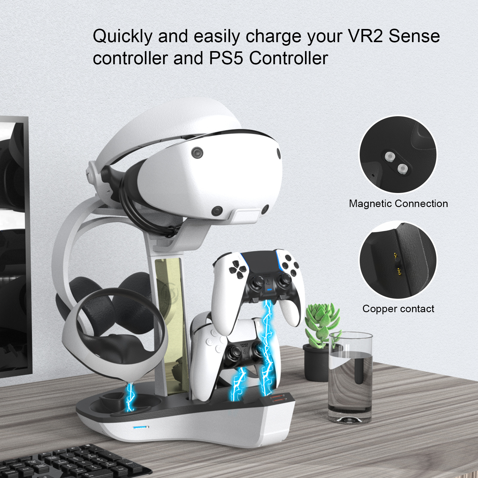 Multi-functional Charging Stand for PS VR 2