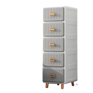 35 cm Width Multi-layer Small Storage Cabinet Plastic Cupboard for Baby Underwear Storage Drawer