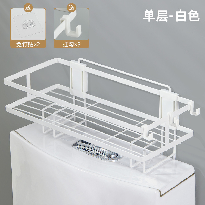 Bathroom Shelf Storage Rack Stainless Steel Shampoo Organizer Wall Mounted Holder Shower