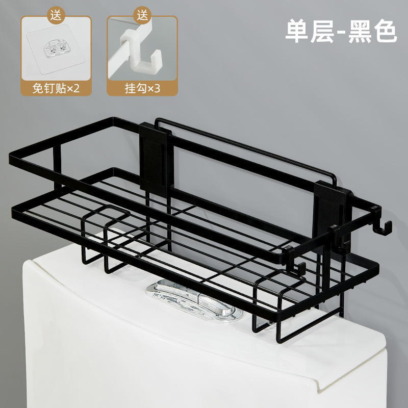 Bathroom Shelf Storage Rack Stainless Steel Shampoo Organizer Wall Mounted Holder Shower