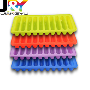 10 cavity Icy Bottle Stick Trays silicone Ice Cube Tray Cylinder Ice Cubes