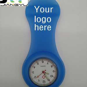 New arrival! Customized Big logo print Silicone nurse FOB watch