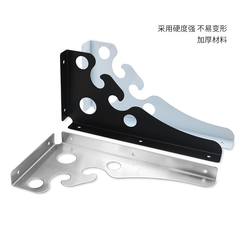 Heavy Duty Metal Wall Mounted Shelf Bracket For DIY Shelving L Shape Furniture Support Hardware