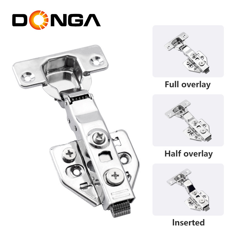 Furniture Combination Hardware 3D Adjustable Convenient Self Closing Kitchen Cabinet Hinges