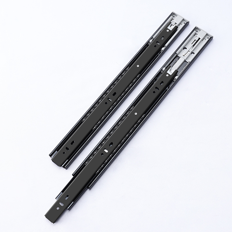 45MM China Supplier Full Extension Ball Bearing Telescopic Channel Push To Open Drawer Slide