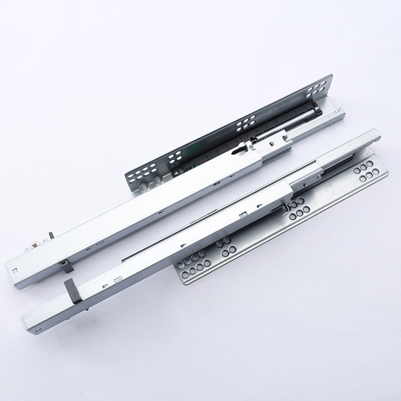 Elasticity Damper Railing Telescopic Channel Soft Close Concealed Mounted Drawer Slides