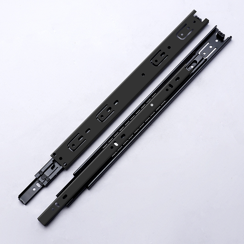 Household Normal Telescopic Channel  Ball Bearing Rail 35mm Drawer Slide