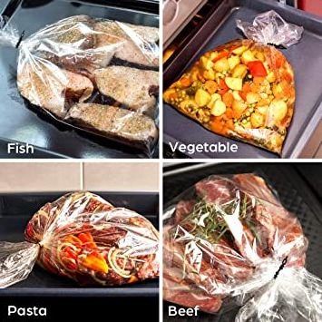 Customized Disposable Food Safe Microwave Cooking Turkey Food Oven Bag