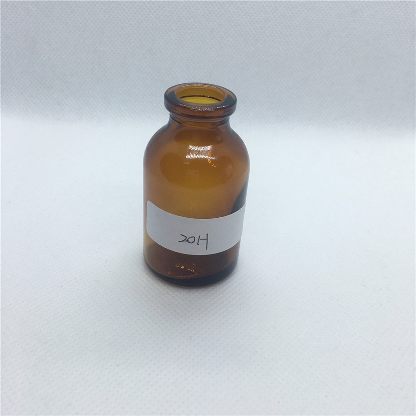 Moulded Glass Bottle for 7ml to 20ml injection vials with amber or clear pharmaceutical