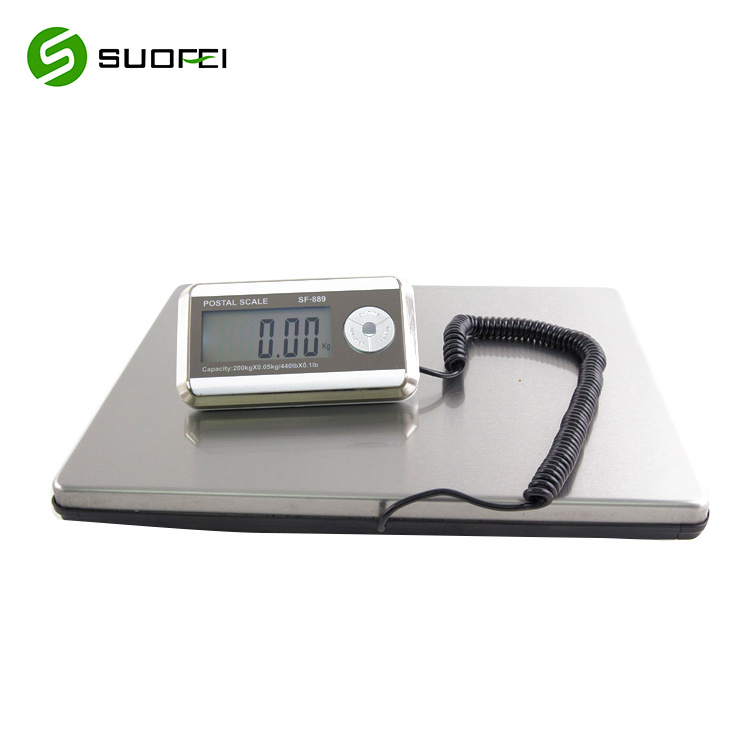 Modern Stainless Steel Postal Weighing Scales 200kg Manual SF-889