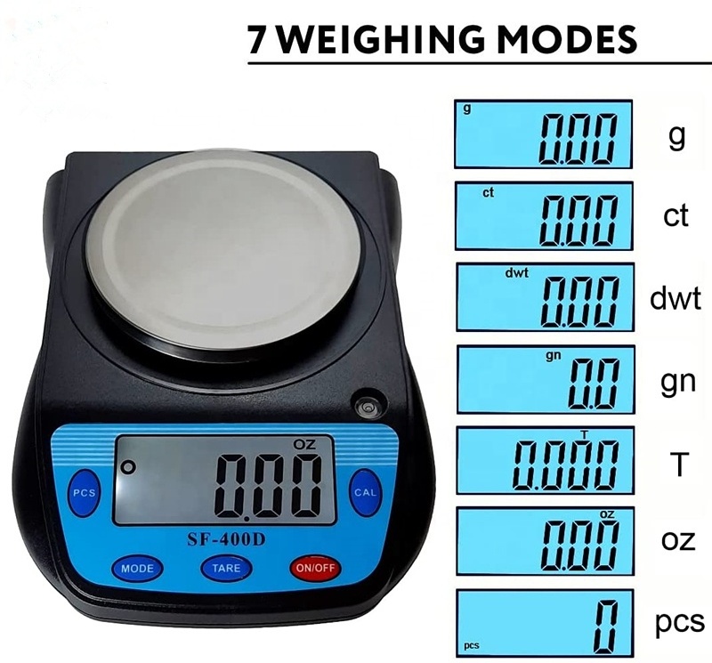 Analytical Balance Laboratory Electronic Digital Scale SF-400D Kitchen gsm Weight Scale